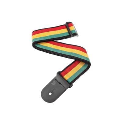D'Addario Woven Guitar Strap; Jamaican design image 1