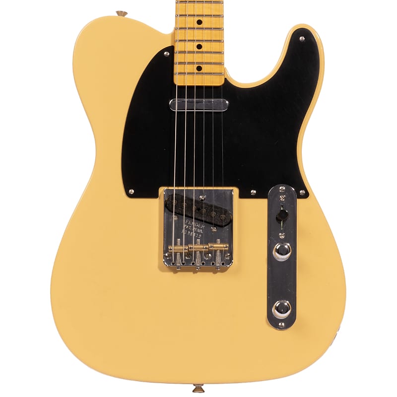 Fender Custom Shop '52 Telecaster Electric Guitar, Deluxe Closet Classic, Nocaster Blonde - #36412 image 1