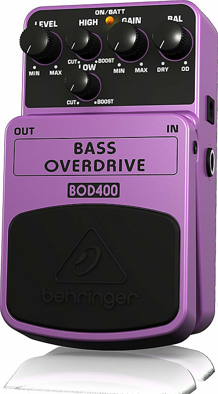 Behringer - BOD400 - Bass Overdrive Stompbox Effect Peda image 1