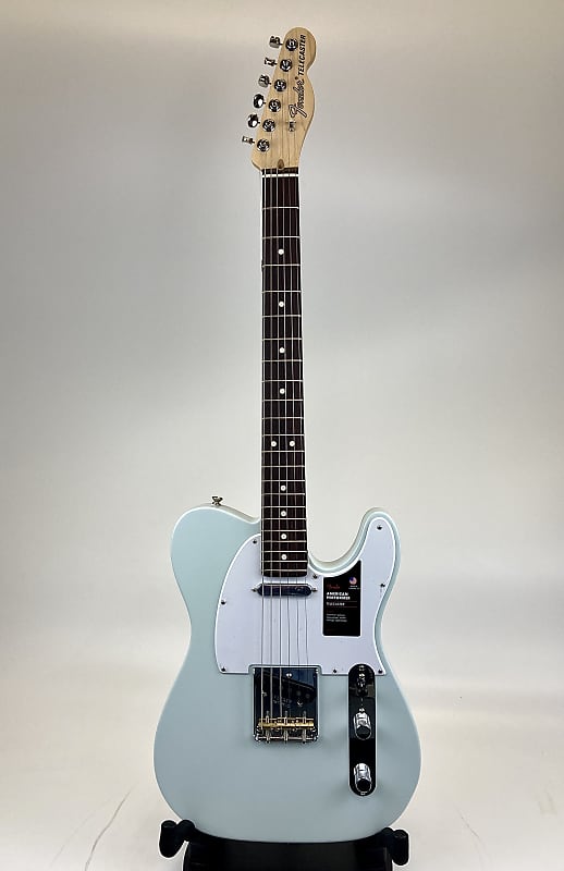 Fender American Performer Telecaster with Rosewood Fretboard 2021 Satin Sonic Blue image 1