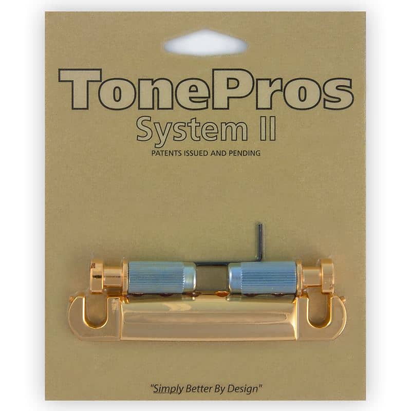 Tonepros T1Z Vintage 50's Style Metric Tailpiece for Epiphone - Gold image 1