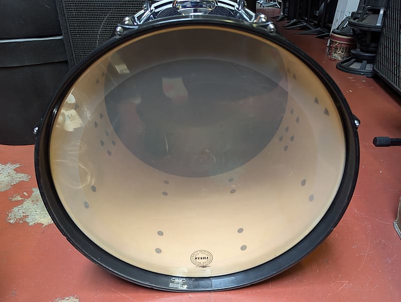 1990s Tama Rockstar Taiwan Midnight Blue Wrap 16 x 22