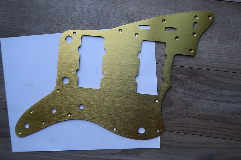 Fender Jazzmaster 60's Gold Anodized Pickguard USA vintage Reverb