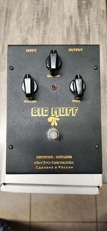 Electro-Harmonix Big Muff Pi V7 (Black Russian) 1998 - 2009 - Black image 1