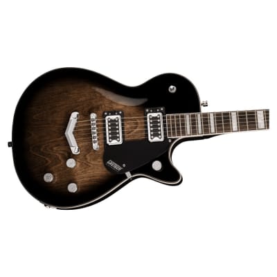 Gretsch G5220 Electromatic Jet BT Single-Cut Solid Body 6-String Electric Guitar with V-Stoptail, 12-Inch Laurel Fingerboard, and Set-Neck (Right-Handed, Bristol Fog) image 4