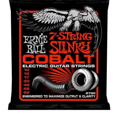 Ernie Ball Slinky Cobalt 7-String 10-62 Skinny Top Heavy Bottom image 1