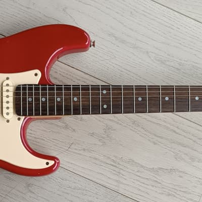 Sunn Fender Mustang Stratocaster 1980s - Red image 3
