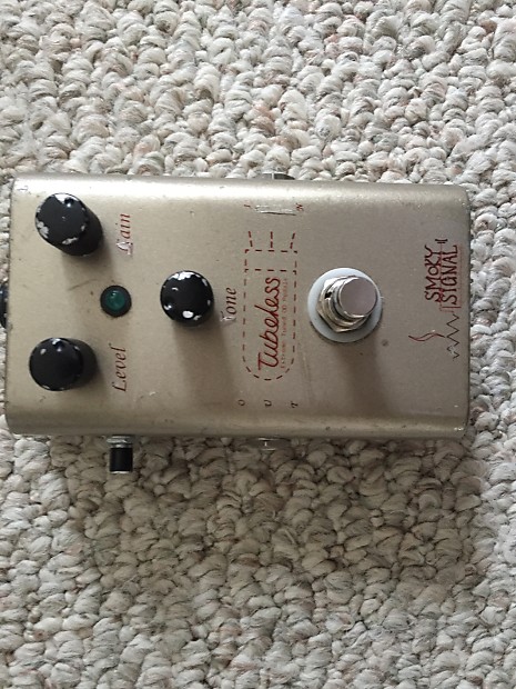 Tubeless Smoky Signal Overdrive Pedal Gold | Reverb