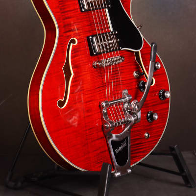 Eastman T486B Thinline Archtop with Bigsby Classic finish image 6