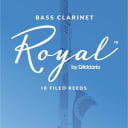 Royal Bass Clarinet Reeds Strength 2.5, Box of 10