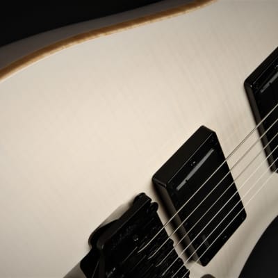 Caparison - Angelus-NH Nick Hipa Signature - 5A Flame Maple Top - Trans White -  Electric Guitar with Gig Bag image 16