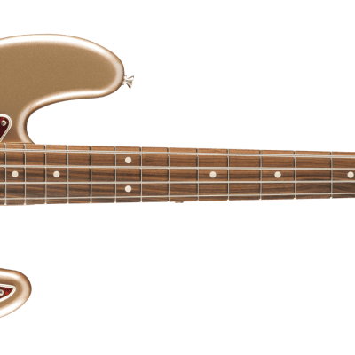 Fender Vintera '60s Jazz Bass Guitar Pau Ferro/Firemist Gold - 0149633353 image 2