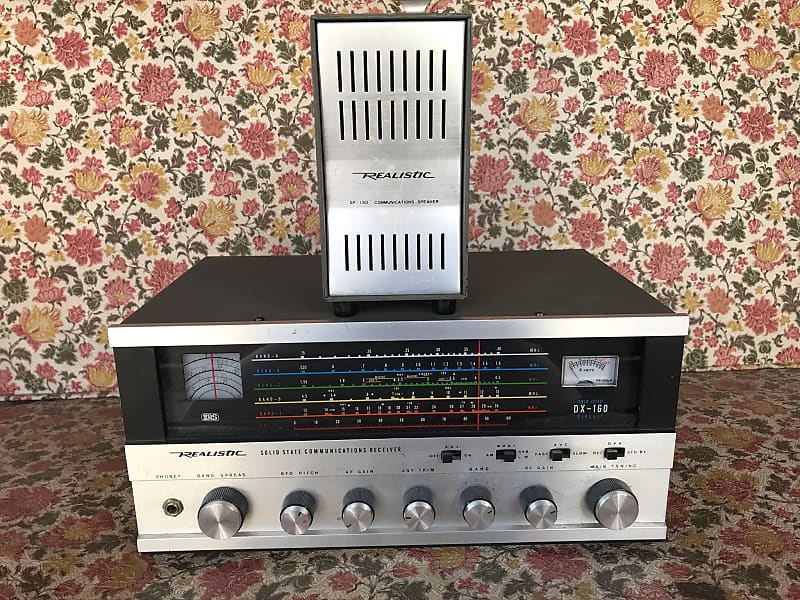 Vintage Realistic DX 160 Short deals Wave Receiver and Speaker