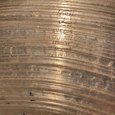 Zildjian 20” AVEDIS Cymbal Late 50’s-2404g image 2