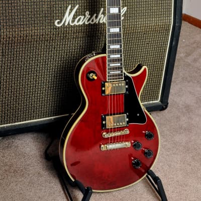 Orville by Gibson Les Paul Custom 1988 Wine Red | Reverb