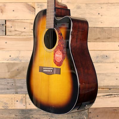 Fender CD-140SCE Acoustic-Electric Guitar (2021, Sunburst) image 4