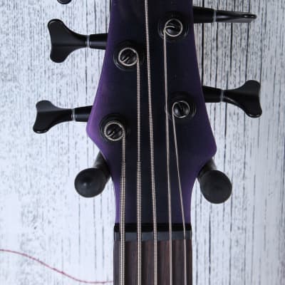 Ibanez SR505E Bass 5 String Electric Bass Guitar Black Aurora Burst Gloss image 10