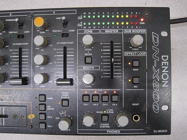 Denon DN-X800 DJ Mixer | zZounds