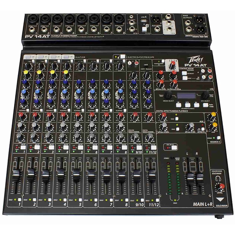 Peavey PV 14 AT - 14 Channel Mixer with Auto-Tune image 1