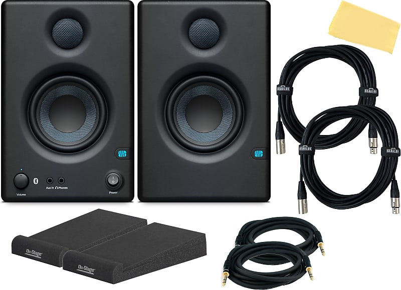 PreSonus Eris E3.5 BT Bluetooth Studio Monitor Pair w/ Reverb