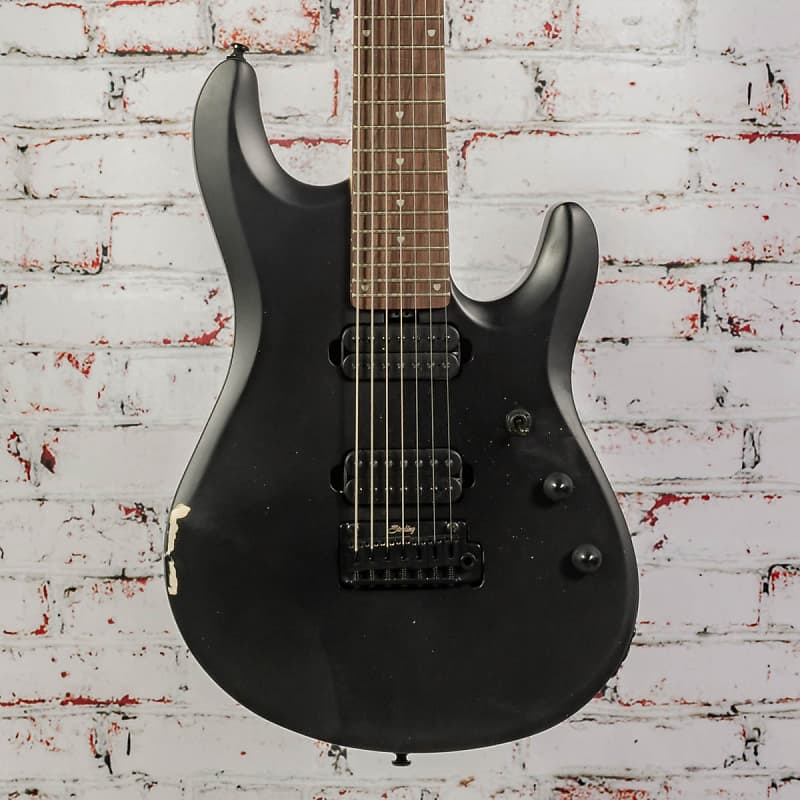 Sterling by Musicman C-Stock JP70 7-String Electric Guitar Stealth Black (No Gig Bag) x2653 image 1