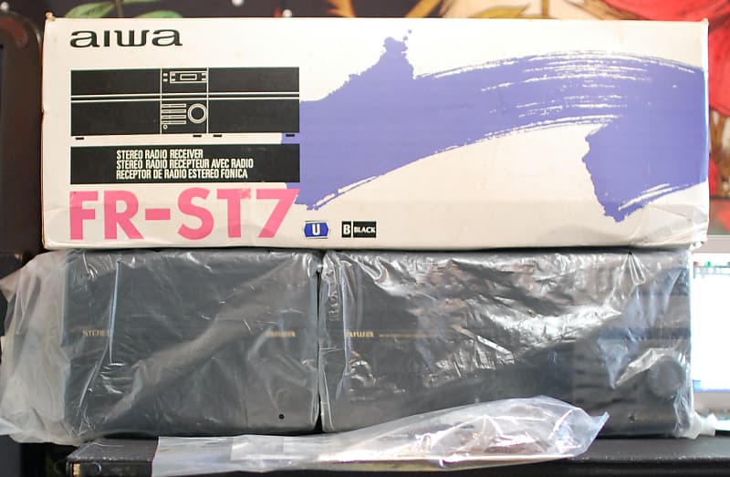 Vintage Aiwa FR-ST7 Stereo Radio Receiver, New (Open Box)  			