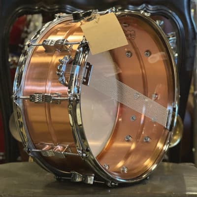 NEW Ludwig 6.5x14 Acro Copper Snare Drum image 5