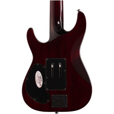 Schecter C7 Hellraiser FR-S Sustainiac Electric Guitar, Black Cherry image 5