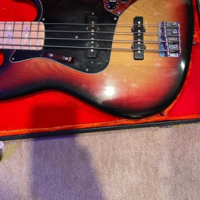 Fender Late 70s JAZZ BASS Guitar Serial #S733096 With Original Case! image 4