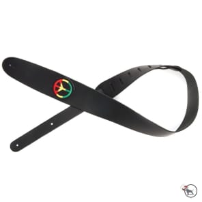 Planet Waves 25PL04 2.5" Icon Collection Leather Guitar Strap