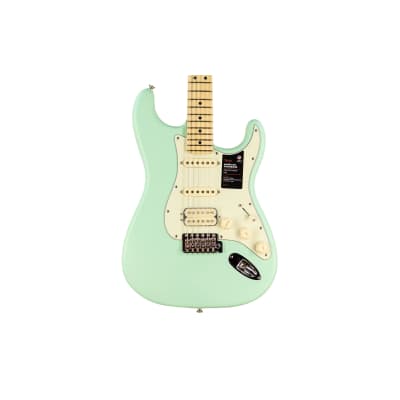 Fender American Performer Stratocaster HSS, Maple Fingerboard, Satin Surf Green - Weight: 8 pounds! image 8