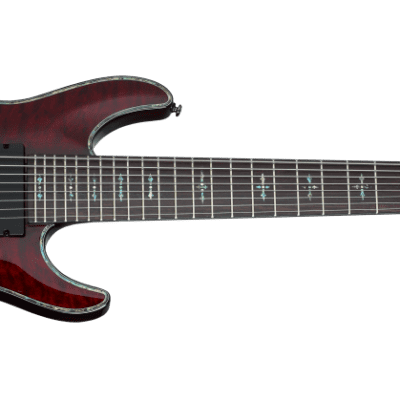 Schecter Hellraiser C-8 Electric Guitar Black Cherry image 2