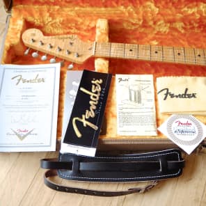 2001 Fender Stratocaster Custom Shop Relic 1956 Reissue Blackie w/ COA & ohsc image 24