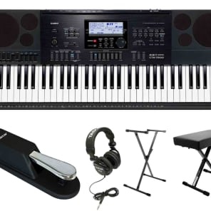 Casio CTK7200 + Headphones + Stand + Bench + Sustain Pedal image 1