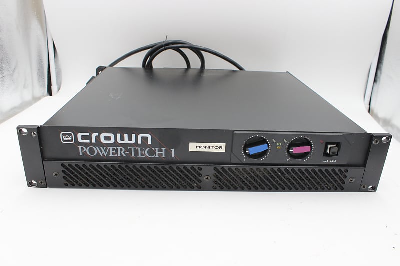 Crown Power-Tech 1 2-Channel Power Amplifier 300 Watts/CH @ 4-Ohms