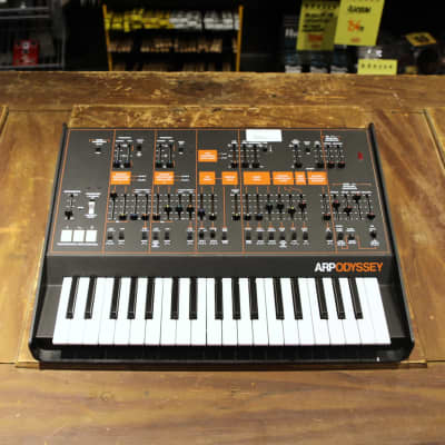 Korg ARP Odyssey Rev3 37-Slim Key Duophonic Analog Synthesizer 2015 - Present - Black/Orange