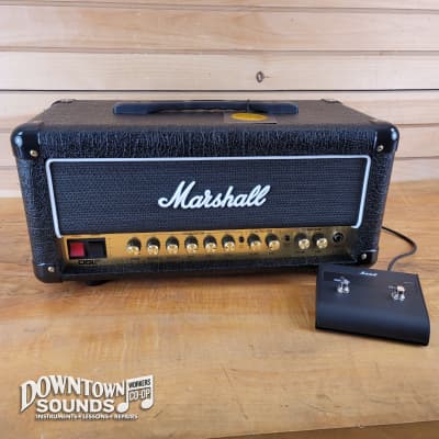 Marshall DSL20HR and MX212AR stack w/ footswitch | Reverb