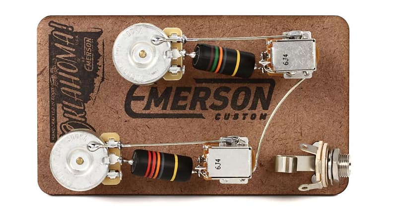 Emerson Custom Les Paul Prewired Kit Push Pull Long Shaft Reverb 5716