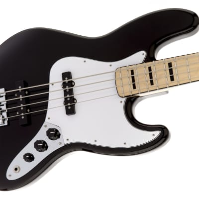 Fender Geddy Lee Jazz Bass Black Maple Fretboard image 8