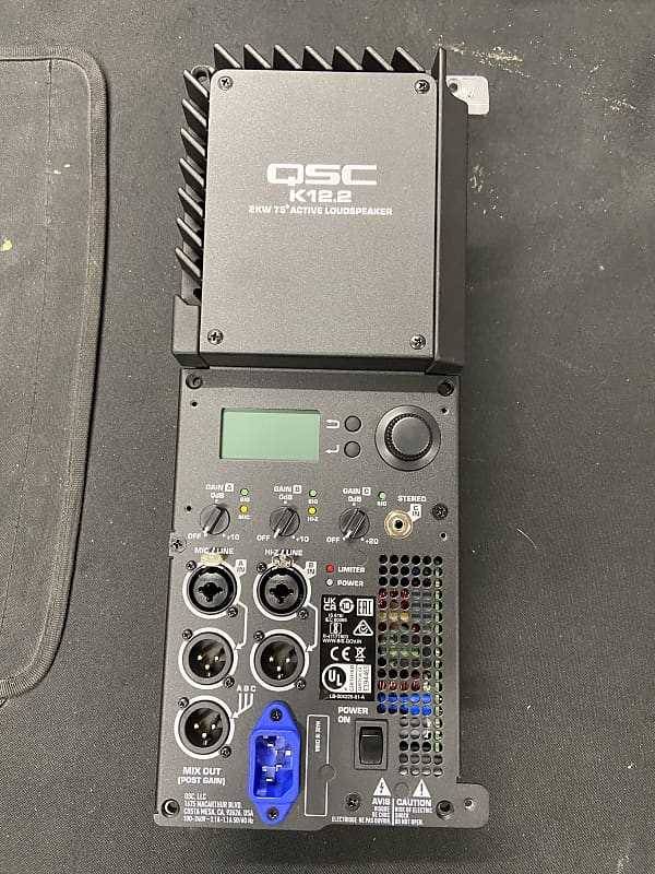QSC K12.2 Amp module Reverb