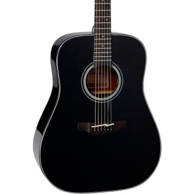 Takamine G Series Dreadnought Solid Top Acoustic Guitar Gloss Black for sale