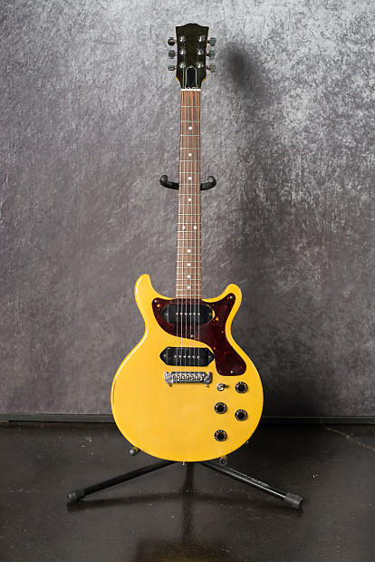Rare 70 s Univox Les Paul Jr. Blond with Set Neck