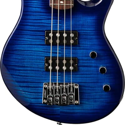 PRS SE Kingfisher 4-String Bass Guitar, Blue Wrap Around Burst w/ Gig Bag for sale