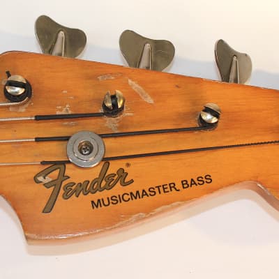 Fender Musicmaster Bass • 1973 • Dakota Red • Very Good Cond image 16