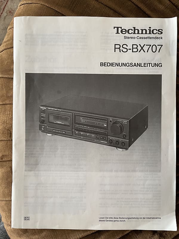 Technics - RS-BX707 - 3-Head HX Pro Single Compact STEREO