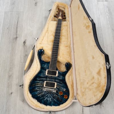 Fibenare Erotic Dalmat Blue Guitar, Ebony Fretboard, Poplar Burl, Tortoise Blue image 11