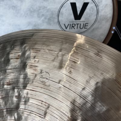DEMO Byrne Cymbals 20" Vintage Series Ride (2039g) Hand Hammered Cymbal Jazz Buttery Wash - Video image 2