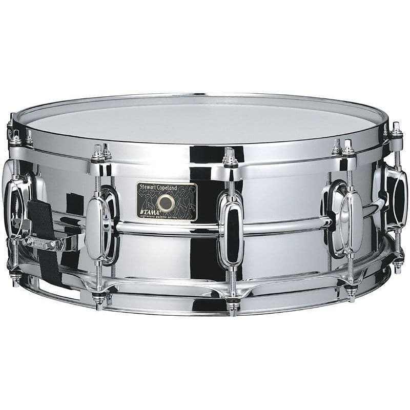Tama SC145 Stewart Copeland Signature 5x14" Brass Snare Drum image 1