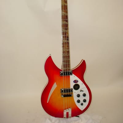 Rickenbacker 4005XC 90th Anniversary 4-String Electric Bass Guitar - Amber Fireglo image 2