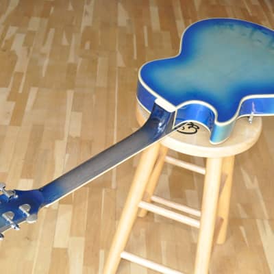 IBANEZ GB10EM JBB Jet Blue Burst / George Benson Signature / Artist Series / GB10EM-JBB image 10